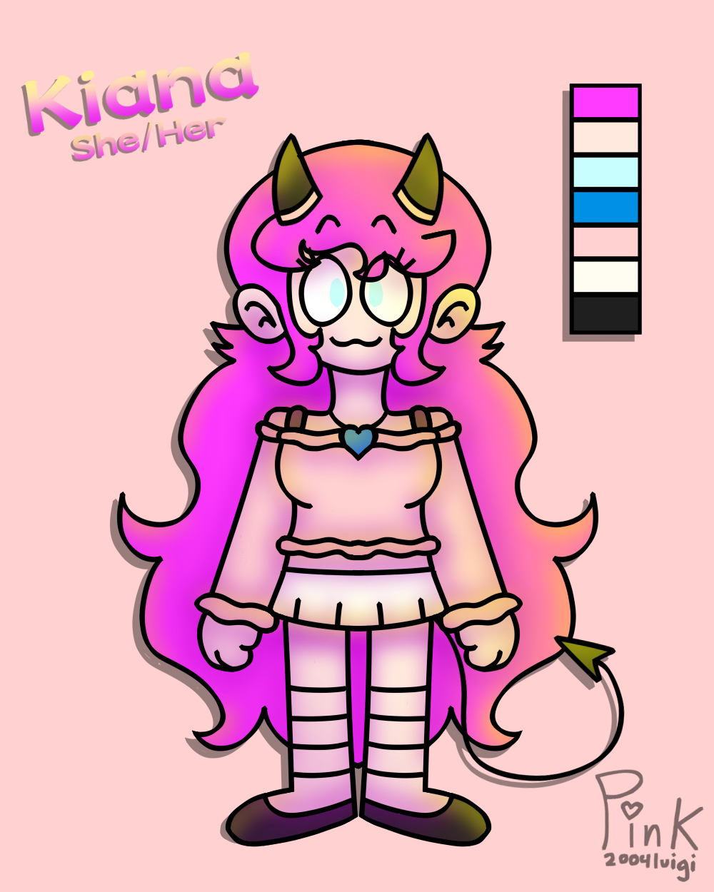 OC Reference - Kiana